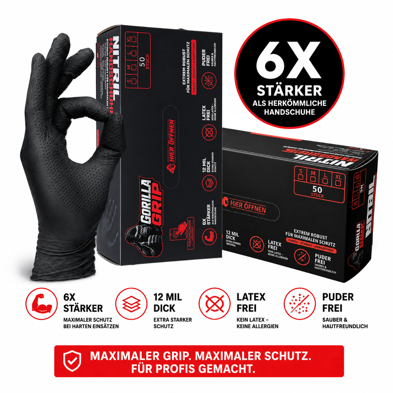 Gorilla Grip Handschuhe